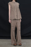 Mutedance 24 Autumn and Winter Wool Silk Short Sleeve T-shirt MD-MD24FW49-CELADON MD24FW47 MD24FW48 MD24FW49